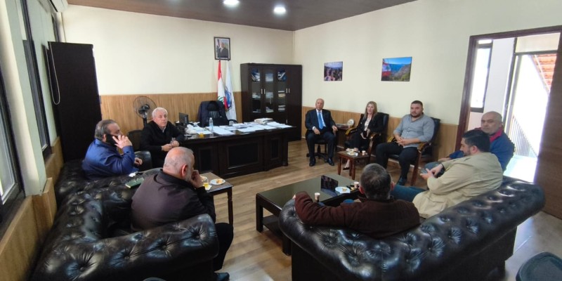 اتحادا بلديات بنت جبيل وجبل عامل في عكار لبحث أوضاع النازحين وتعزيز التنسيق