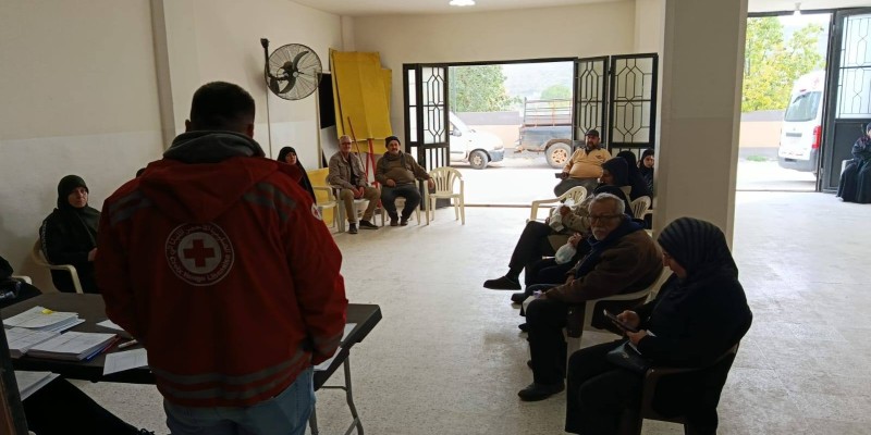 الصليب الأحمر اللبناني وبلدية عبا ينظمان يومًا صحيًا مجانيًا