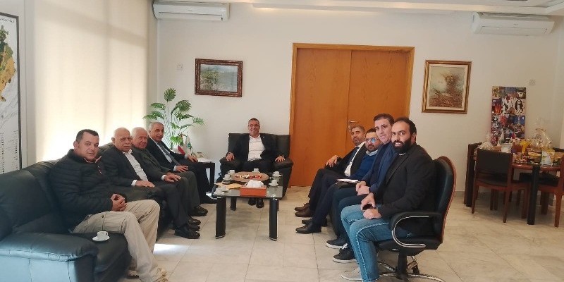 وزير الزراعة يستقبل وفد اتحاد بلديات العرقوب لبحث دعم الزراعة والصمود في المنطقة