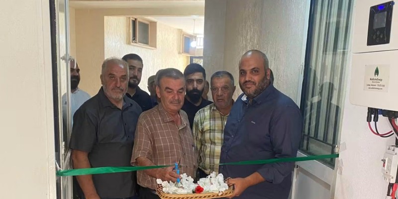 بلدية لبايا تثمّن دعم البلدة بمنظومة للطاقة الشمسية