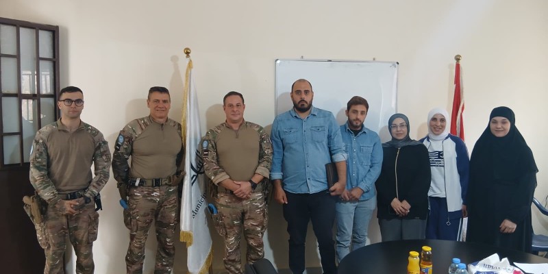 بلدية السلطانية تبحث مع الكتيبة الفرنسية سبل التعاون ودعم المشاريع الإنمائية