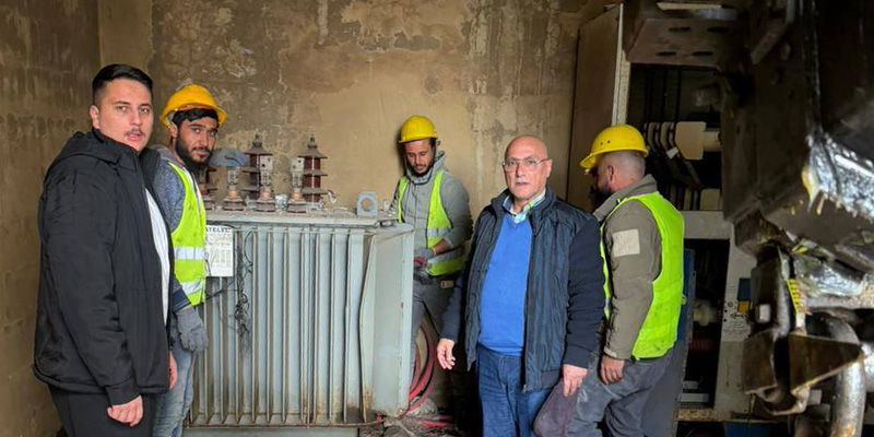 بالتنسيق مع بلدية صور… إعادة التغذية الكهربائية لمحيط جامع الخضرا خلال أقل من 24 ساعة