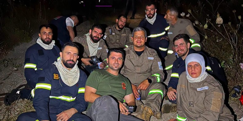 اتحاد بلديات الجومة يشارك في إخماد حريق حيزوق ودير جنين بالتعاون مع الدفاع المدني
