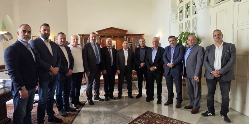 محافظ جبل لبنان يبحث مع اتحاد بلديات الغرب الأعلى والشحار ملفات إنمائية وخدماتية