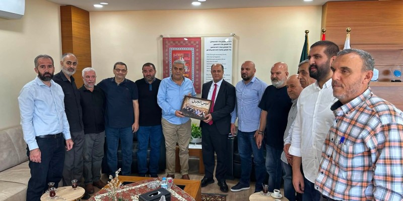 بلدية ميس الجبل تبحث مع رئيس الجامعة الإسلامية شؤون النازحين والطلاب