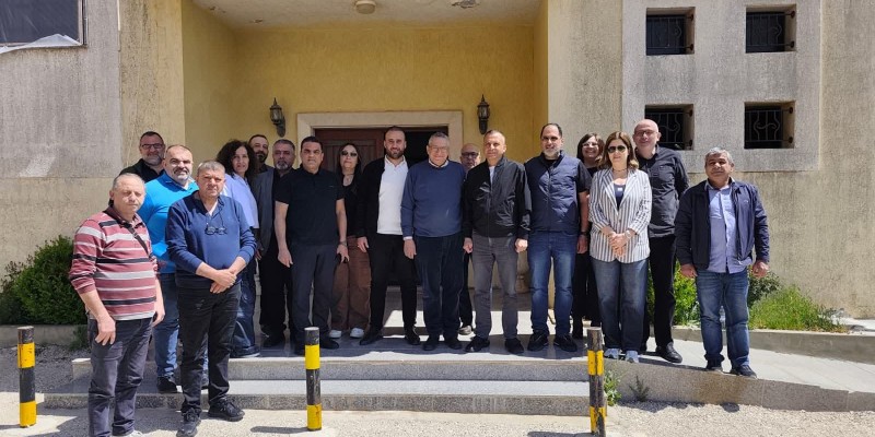 وفد من التيار الوطني الحر يزور بلدية مشغرة ويؤكد دعم العيش المشترك وإعادة الإعمار