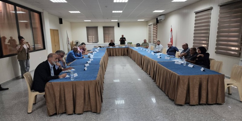 مؤسسة مياه لبنان الجنوبي تبحث واقع التغذية بالمياه في بلدات بقضاء صيدا